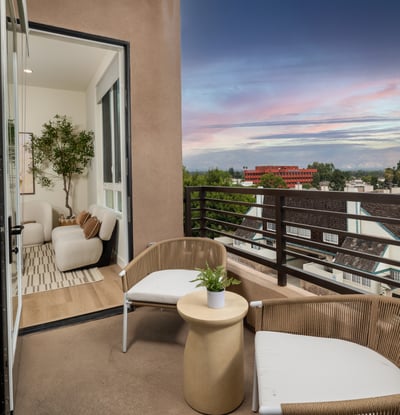 View From The Private Balcony