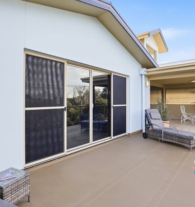 Spacious outdoor area featuring ample seating, ideal for relaxation and enjoying expansive views.