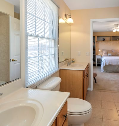 View from the Jack and Jill Bathroom to Bedroom 4.