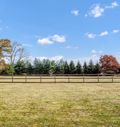 This vast, perfectly level fenced area is perfect for play, pets, or a future pool and garden.
