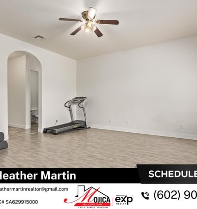 This large flex space offers endless possibilities for a home office, gym, or additional lounge. Clean finishes and modern flooring reflect the well-maintained condition of this Glendale property.