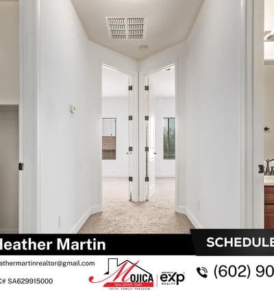 The upstairs corridor connects generously sized bedrooms and includes a convenient laundry space. Designed for comfort and efficiency, this Glendale property offers practical living with thoughtful layout.