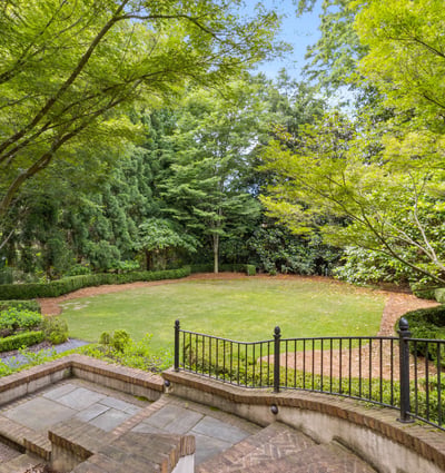 Grassy, Flat, shaded, private yard
