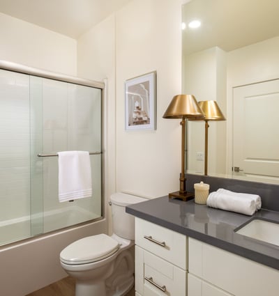 Guest Bathroom -2 Bedrooms Plan