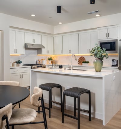 Kitchen Island- 3 Beds 3 Baths Plan