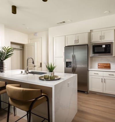 Kitchen Island form 2 Bedroom Plan