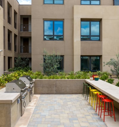 Out Door BBQ with Seating Area