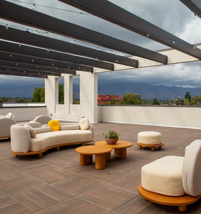 Roof Top With Mountain View