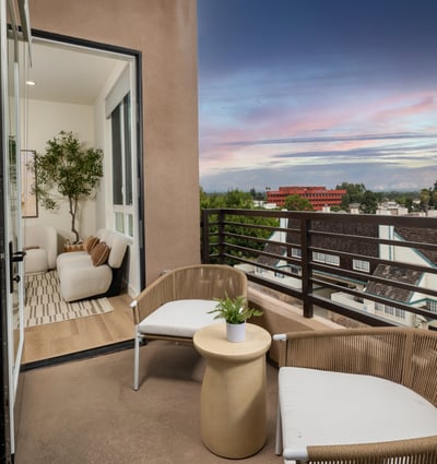 View From The Private Balcony