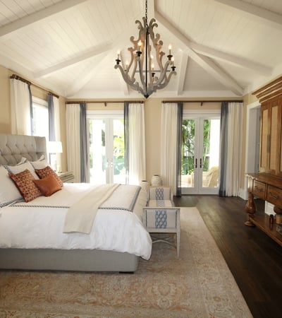 Vaulted Ceilings and Cozy Master Bedroom