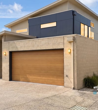 Modern two-story home featuring spacious interiors and a unique architectural design, perfect for contemporary living.