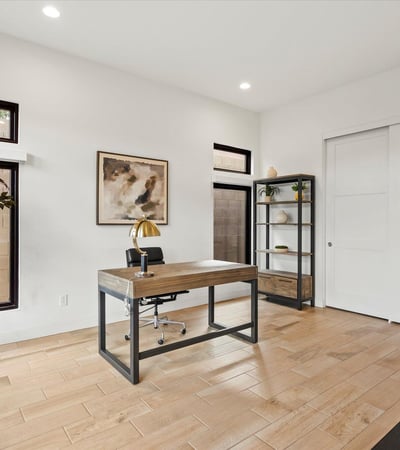Well-designed casita interior with modern finishes and open layout. A flexible living option that enhances this Scottsdale luxury home.