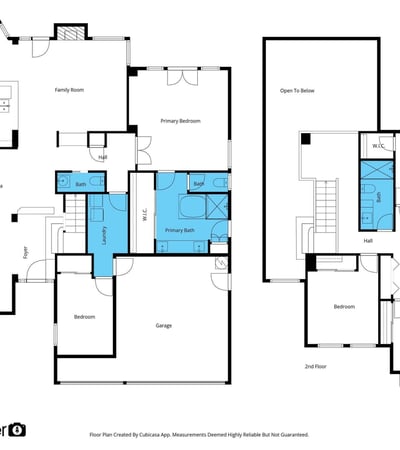Detailed floor plan illustrating the home's functional design, including open-concept living spaces, multiple bedrooms, upstairs loft, spacious primary suite, attached garage, and well-planned layout in Chandler.