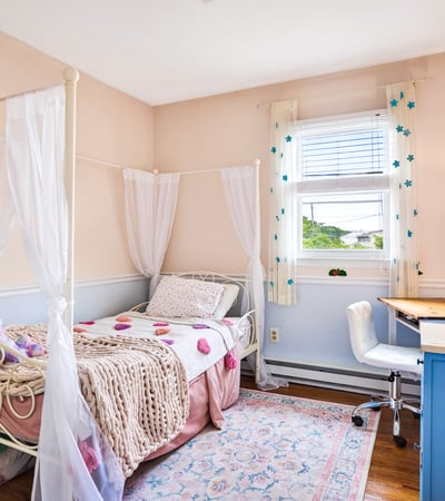 Charming bedroom with cozy vibes.