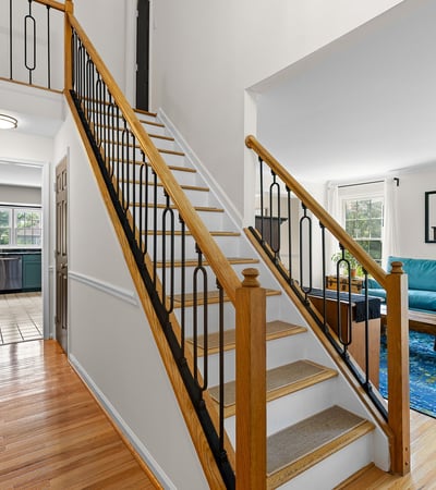 Light-filled Two Story Foyer