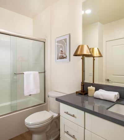 Guest Bathroom -2 Bedrooms Plan