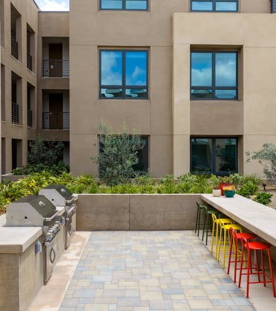 Out Door BBQ with Seating Area