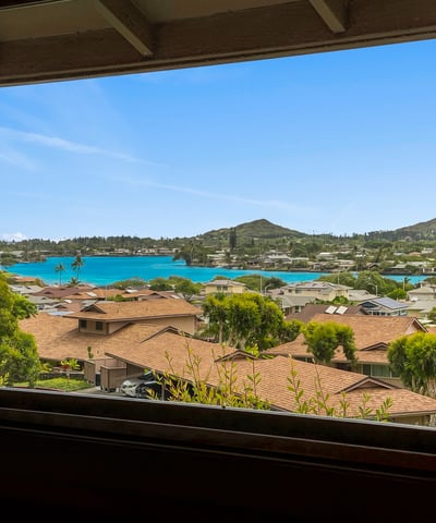 Breathtaking bay views from this property offer a stunning backdrop for your future home.