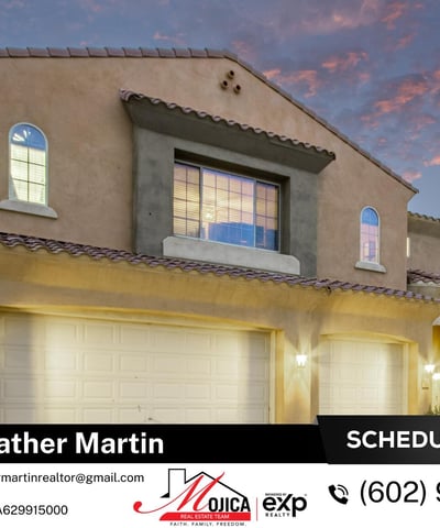Soft lighting highlights the arched entry and architectural details of this Glendale home at dusk. The spacious driveway and clean landscaping enhance its welcoming presence.