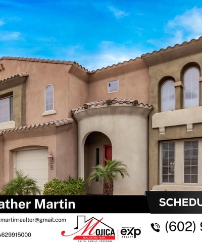 Architectural arches and large windows create a sophisticated entry experience. This Glendale home pairs strong curb appeal with a private backyard pool and versatile interior layout.