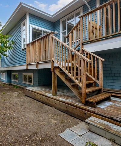 This property features a spacious deck, ideal for outdoor gatherings, and a low-maintenance yard.
