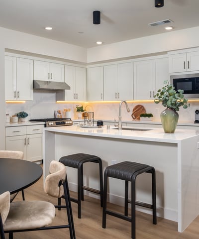 Kitchen Island- 3 Beds 3 Baths Plan