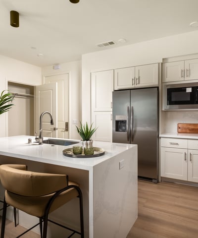 Kitchen Island form 2 Bedroom Plan