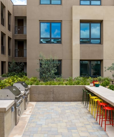 Out Door BBQ with Seating Area