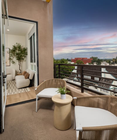 View From The Private Balcony