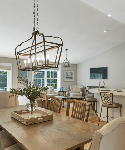 Bright and inviting open-concept living area featuring modern appliances and abundant natural light.