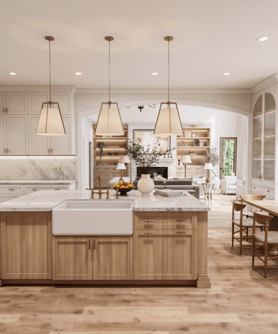 Renderings shown are concept only. They are meant to illustrate the proportions, ceiling heights, and fixed architectural elements of each space not final finishes or furnishings.