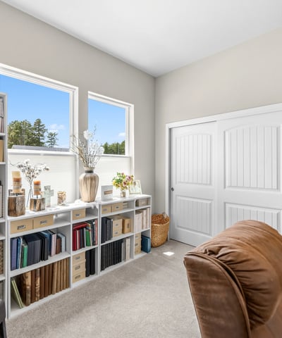Main Level Bedroom used as a craft room