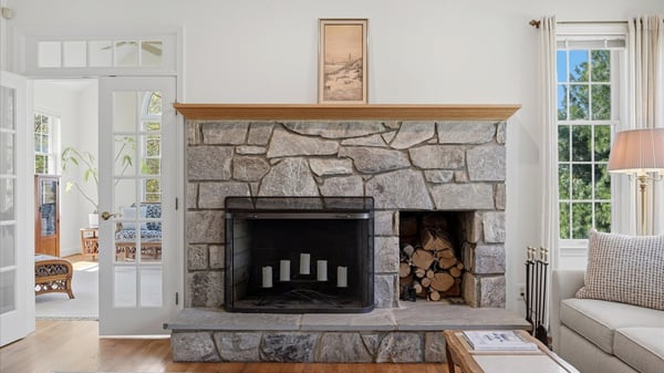 Love the Wood Burning Fireplace in the Family Room!