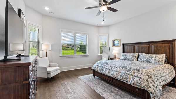 Primary Bedroom with Bay Windows