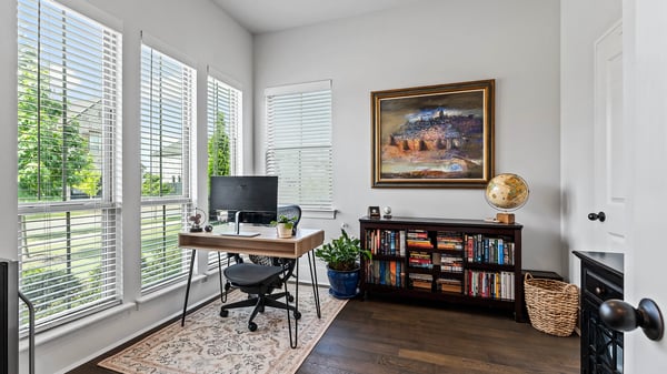 Second Main Level Bedroom/Den/Office with a closet!