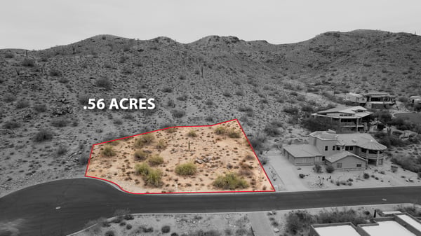 Rare half-acre lot featuring elevated terrain, scenic mountain surroundings, and exceptional custom home possibilities. This luxury Phoenix homesite combines privacy, views, and outdoor lifestyle appeal.