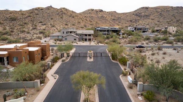 Elegant gated community offering privacy, mountain scenery, and luxury desert living in Phoenix. Residents enjoy peaceful surroundings with convenient access to outdoor recreation and nearby amenities.
