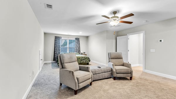 LARGE Guest Bedroom 2 located Upstairs, or Bonus Room, Large Walk in Closet and private full bath