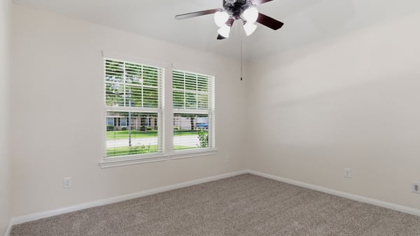 Secondary bedroom on the front of the house.