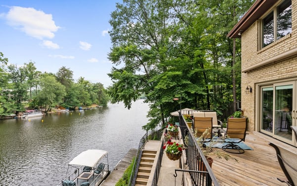 Deck by main level