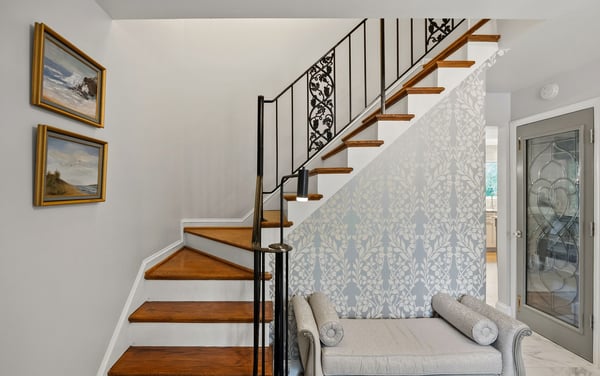 Stairway to upper level