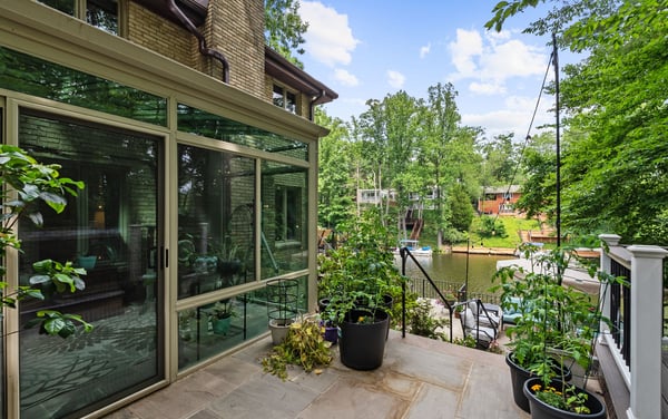 Patio off the Conservatory