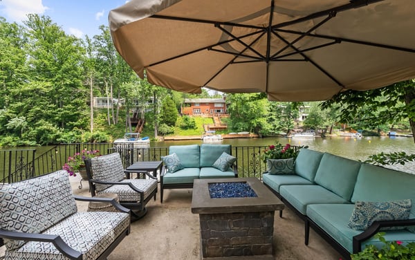 Terrace's entertaining area