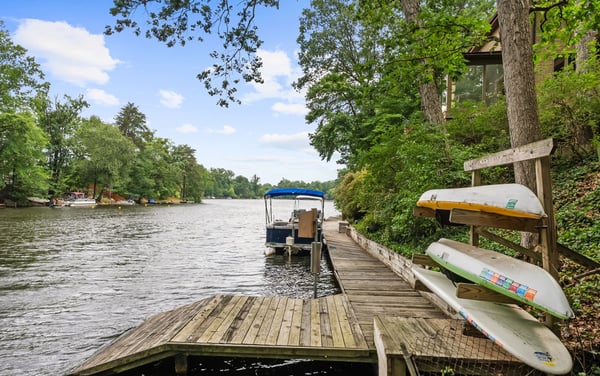 View of lake from the dock