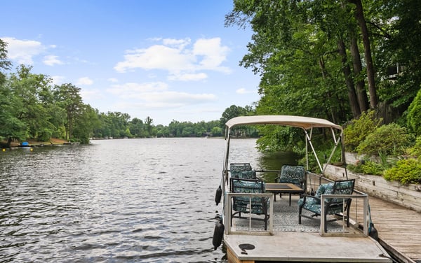 View of lake from the dock