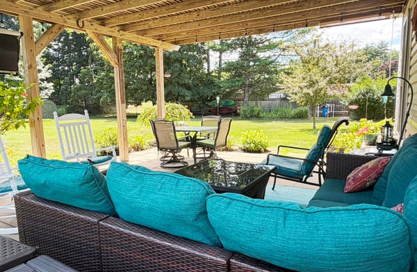 Pergola w/ Cover & Patio