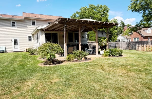 Perennial Landscaping Around Patio