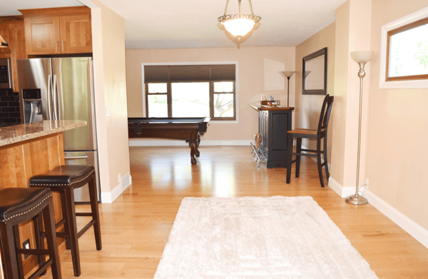 Dining Area New HW Flooring in 2021