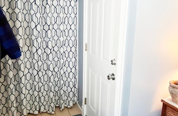 Garage Entrance and Deep Coat Closet w/ Motion Light