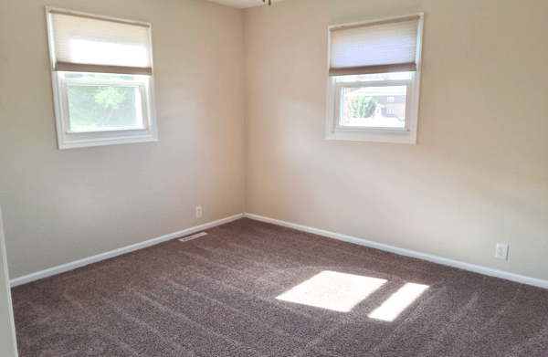 Bedroom 2 - Carpet 2016 Empty View prior to tenants